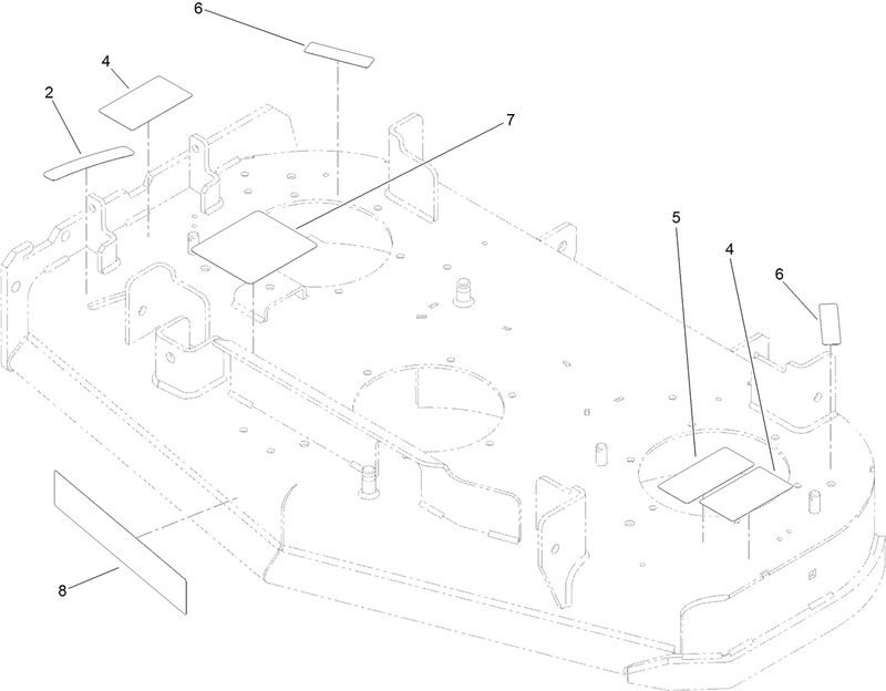 Deck Decal Assembly No 119 0161