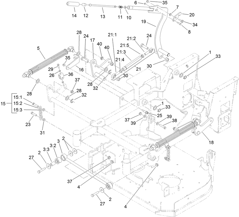 Deck Lift Assembly