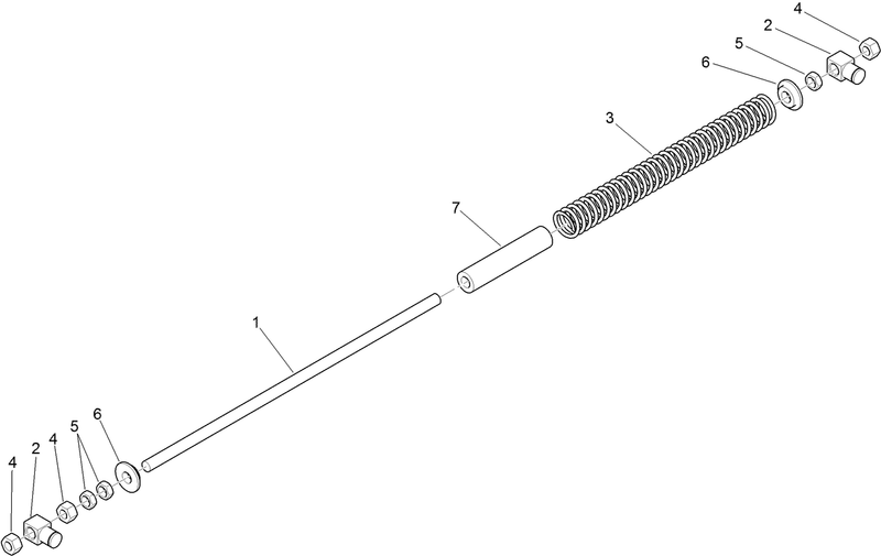 Deck Lift Spring Assembly No 119 2338