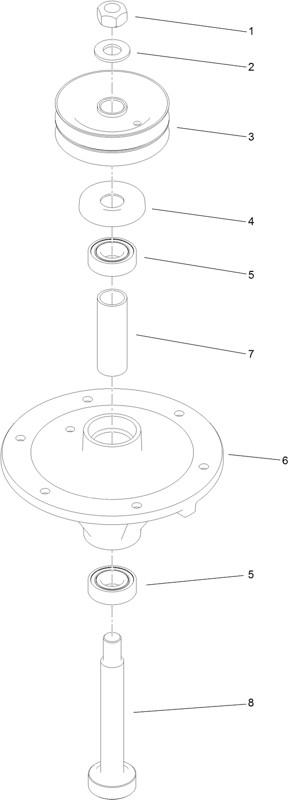 Spindle Assembly No 117 7636