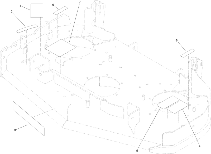 Deck Decal Assembly No 121 6020