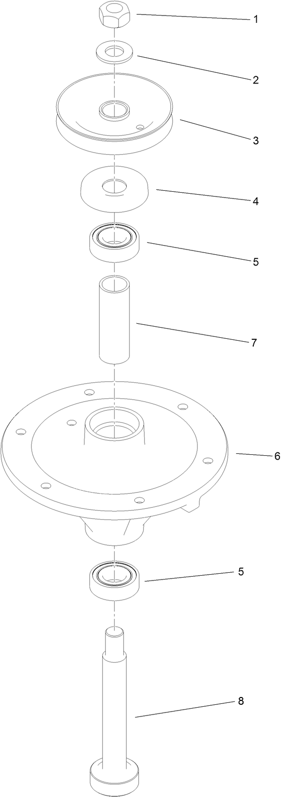 Spindle Assembly No 117 7640