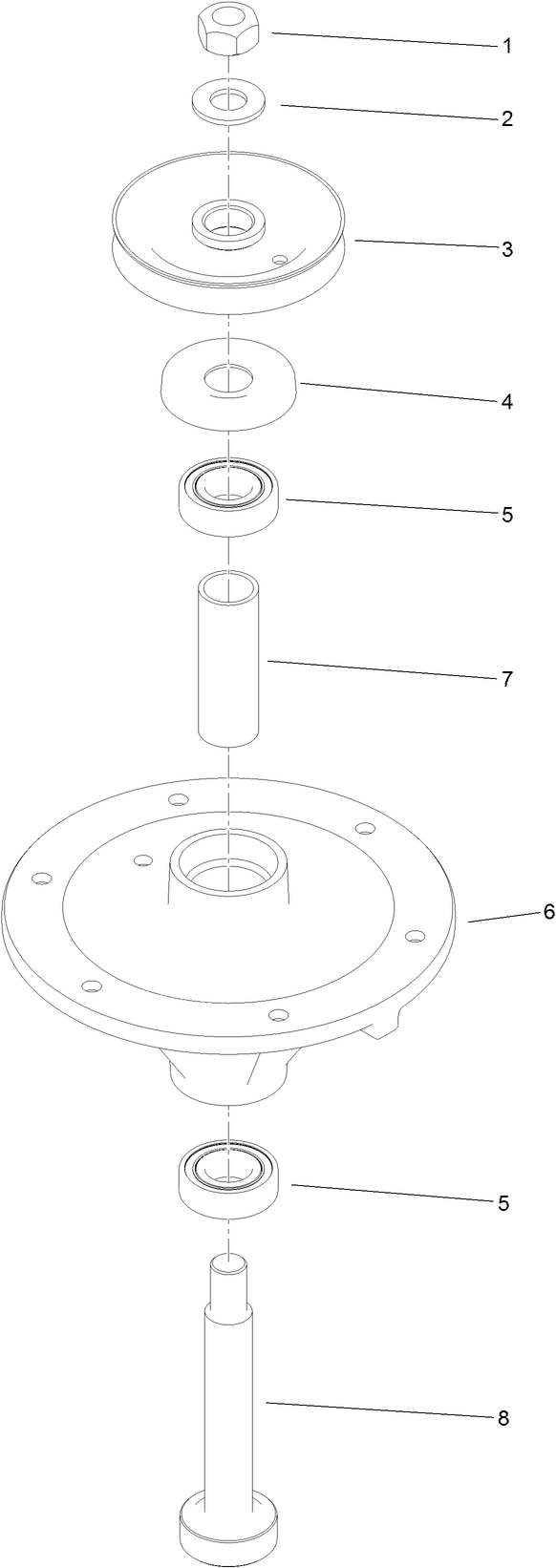 Spindle Assembly No 117 7635