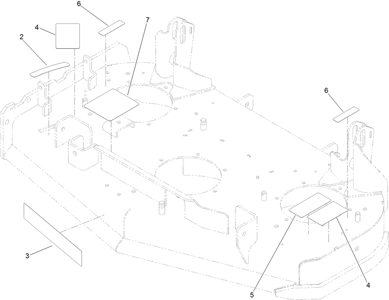 Deck Decal Assembly No 121 6020