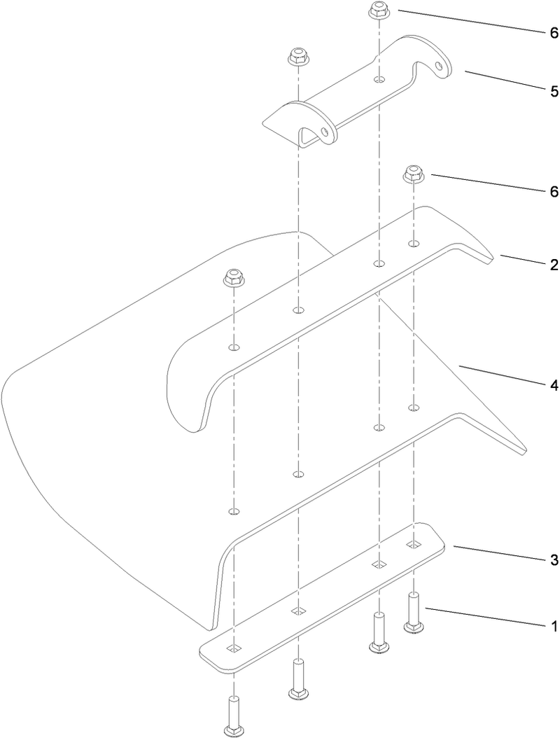 Deflector Assembly No 119 2347