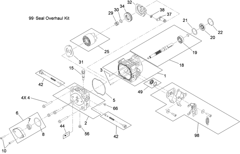 Hydraulic Pump Assembly No 117 3597