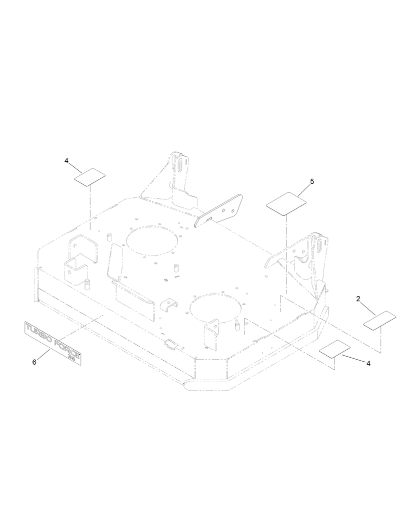 Deck Decal Assembly No 134 3657