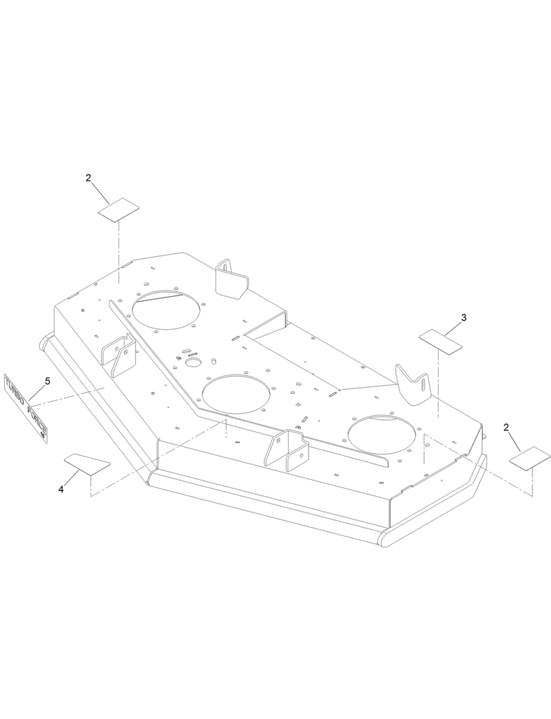 Deck Decal Assembly No 134 3658