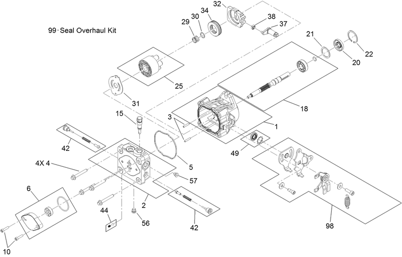 Hydraulic Pump Assembly No 119 7375