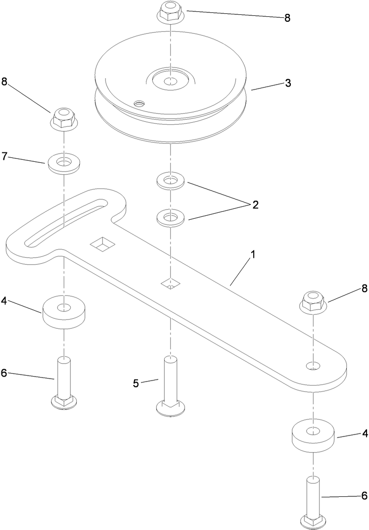Idler Adjust Assembly No 117 0446