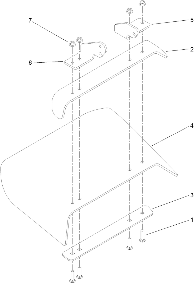 Deflector Assembly No 121 5960