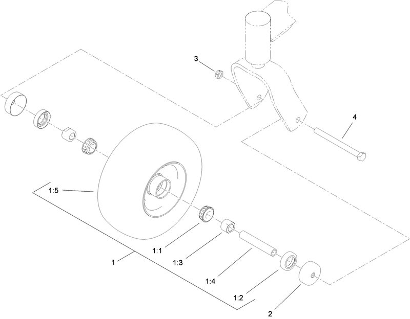 Wheel and Bearing Assembly No 112 3810