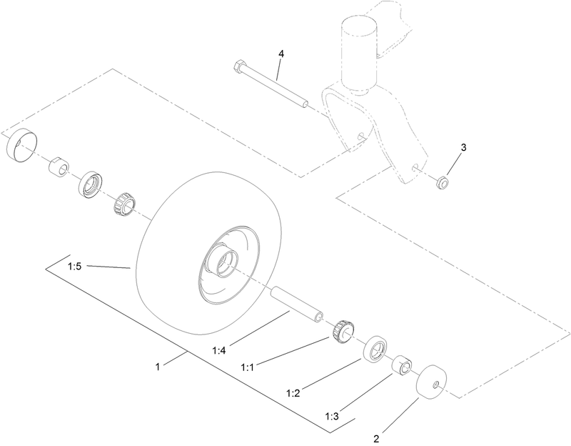 Wheel and Bearing Assembly No 112 3810
