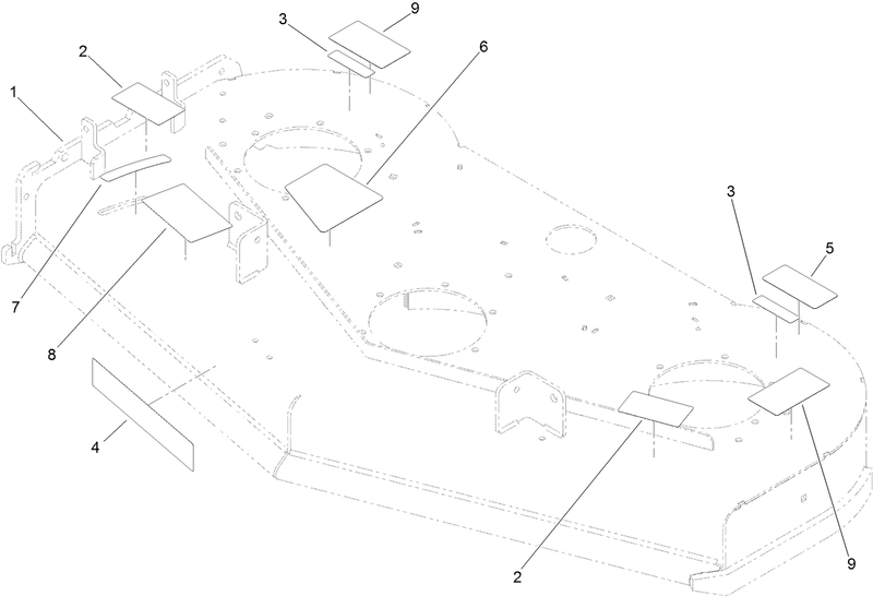 Deck Decal Assembly No 120 6405