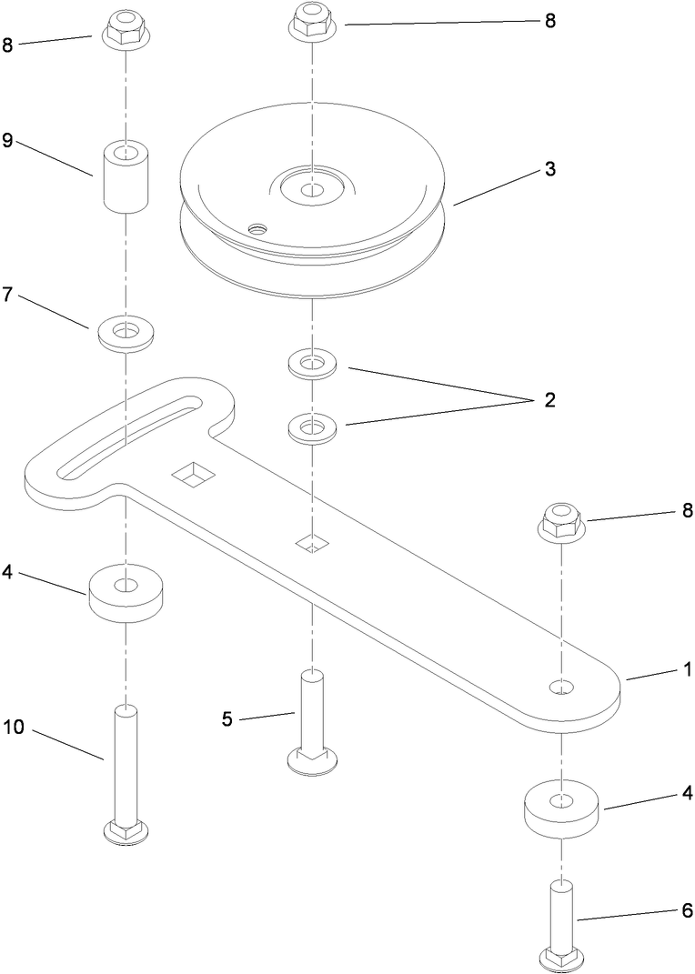 Idler Adjust Assembly No 117 9791