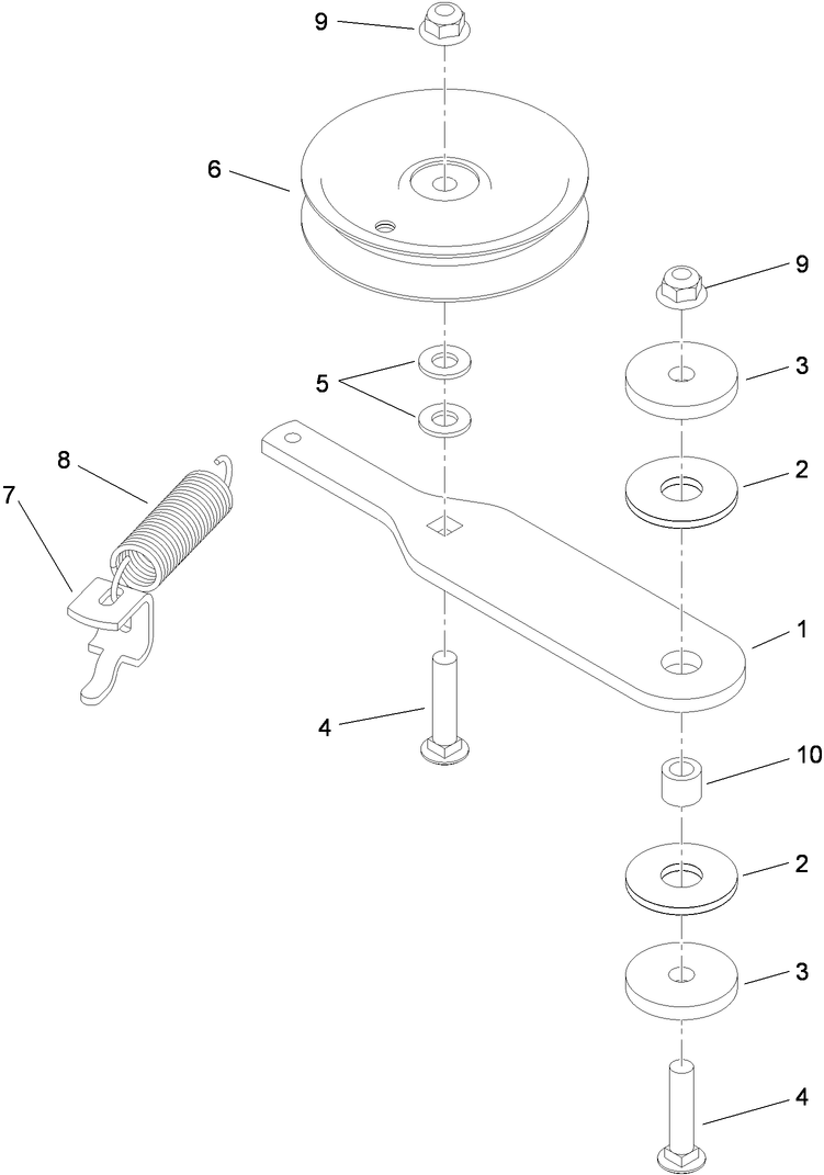 Spring Idler Assembly No 117 0445