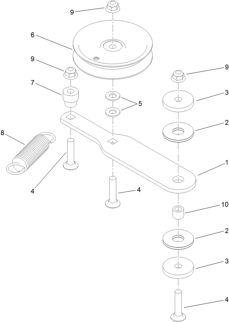 Idler Arm Assembly No 120 6410