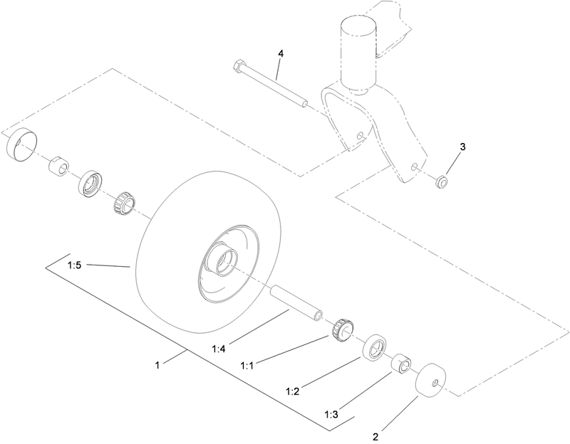 Wheel and Bearing Assembly No 112 3810