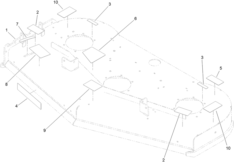 Deck Decal Assembly No 120 6414