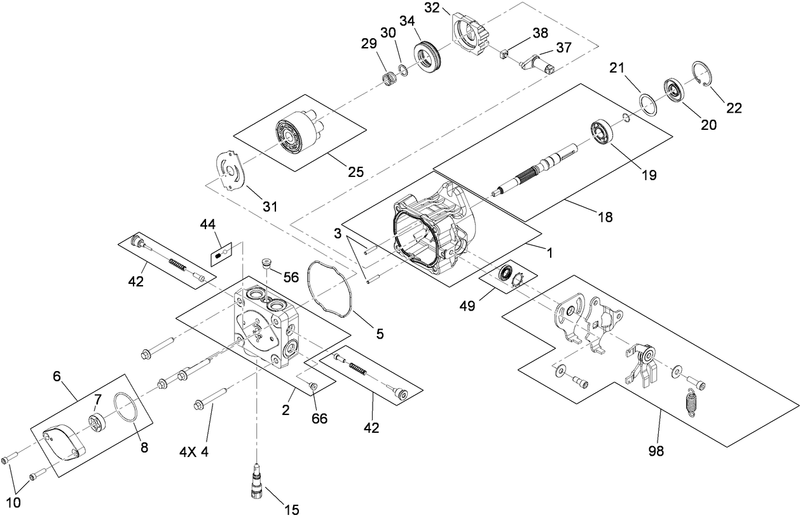 Hydraulic Pump Assembly No 117 3597