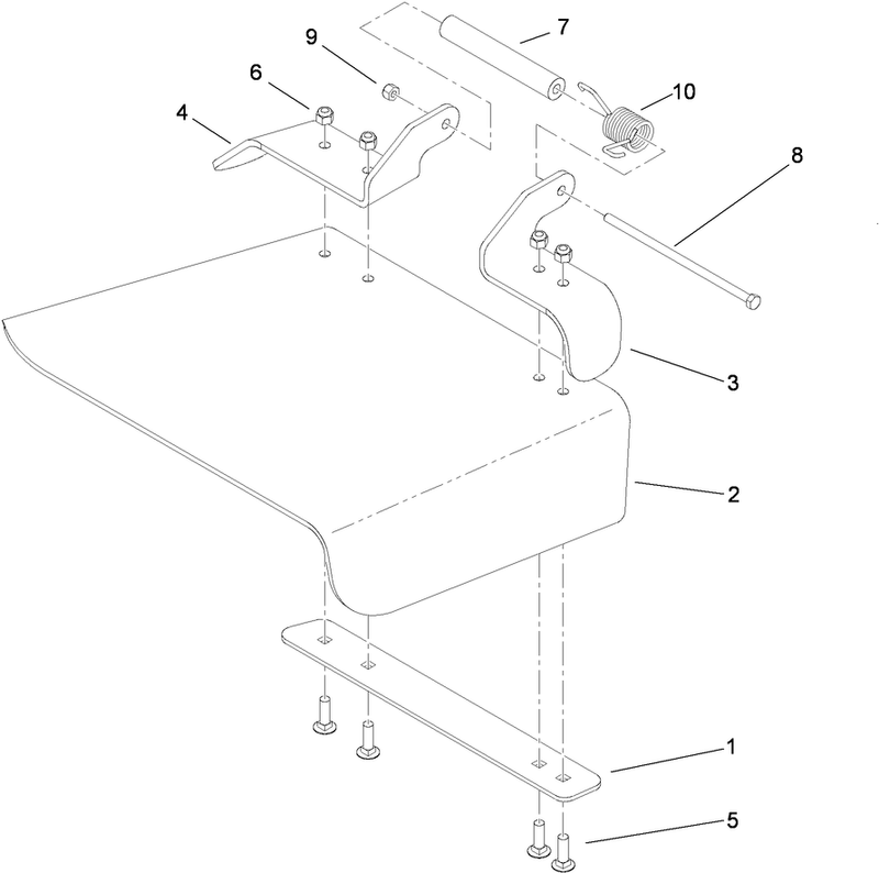 Deflector Assembly No 114 1910