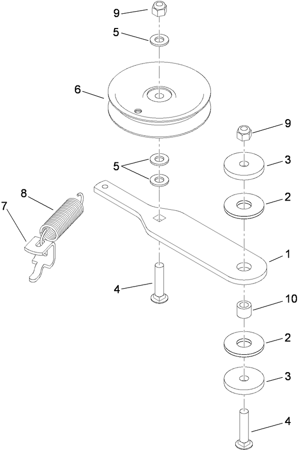 Spring Idler Assembly No 117 0445
