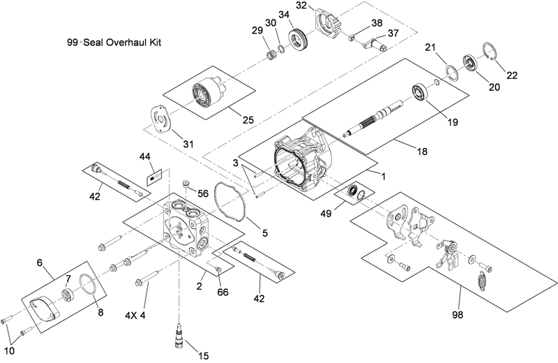 Hydraulic Pump Assembly No 117 3597