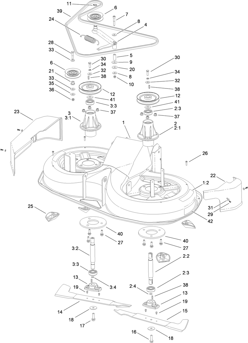 92cm Deck Assembly
