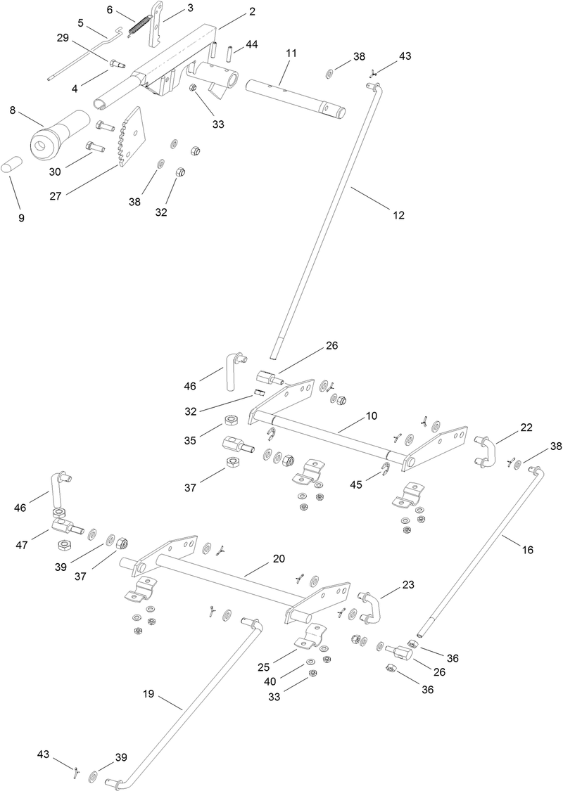 Mower Lift Assembly