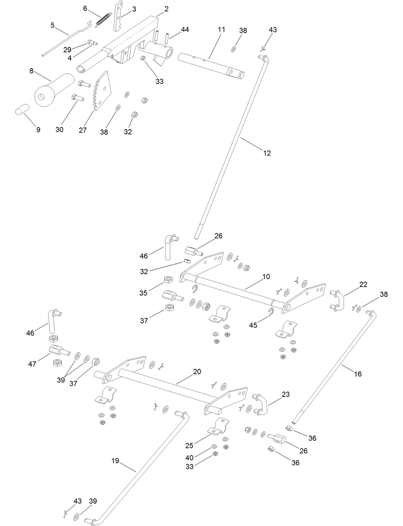 Mower Lift Assembly