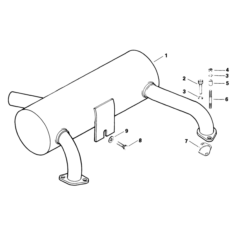 Exhaust Engine Kohler Model No M18qs-24615 Continued