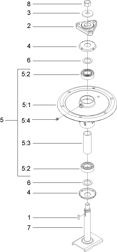 Spindle Assembly No 107 8504