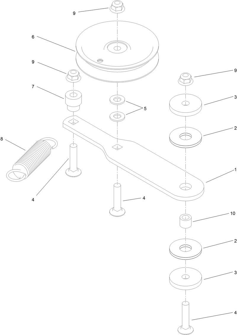 Idler Arm Assembly No 120 6410