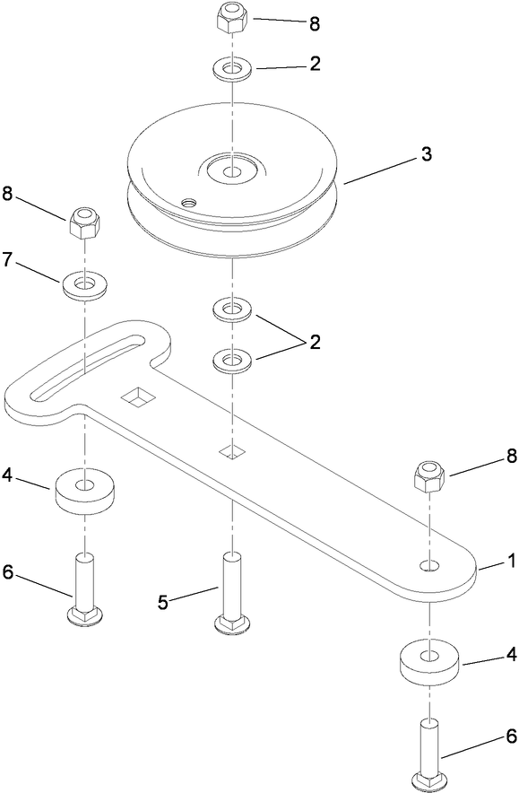 Idler Adjust Assembly No 117 0446