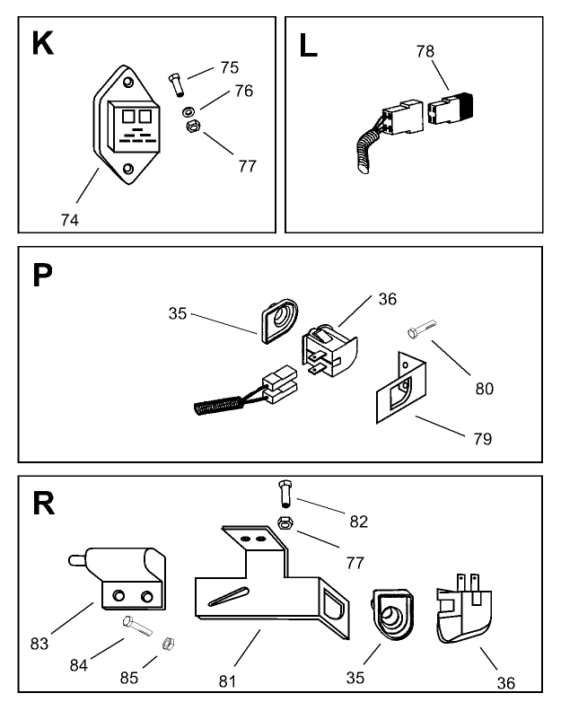 Electrical Assembly cont