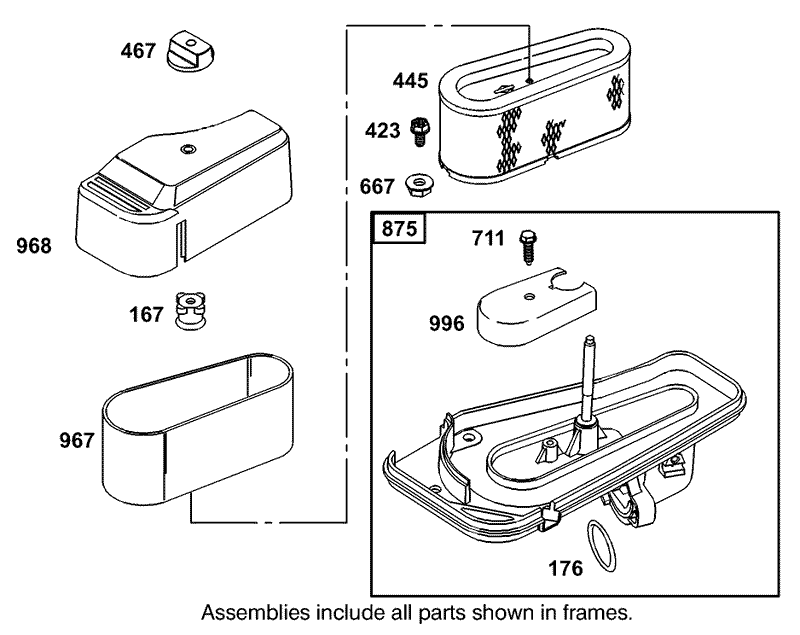 Engine Briggs and Stratton Model 311777 0151 E1