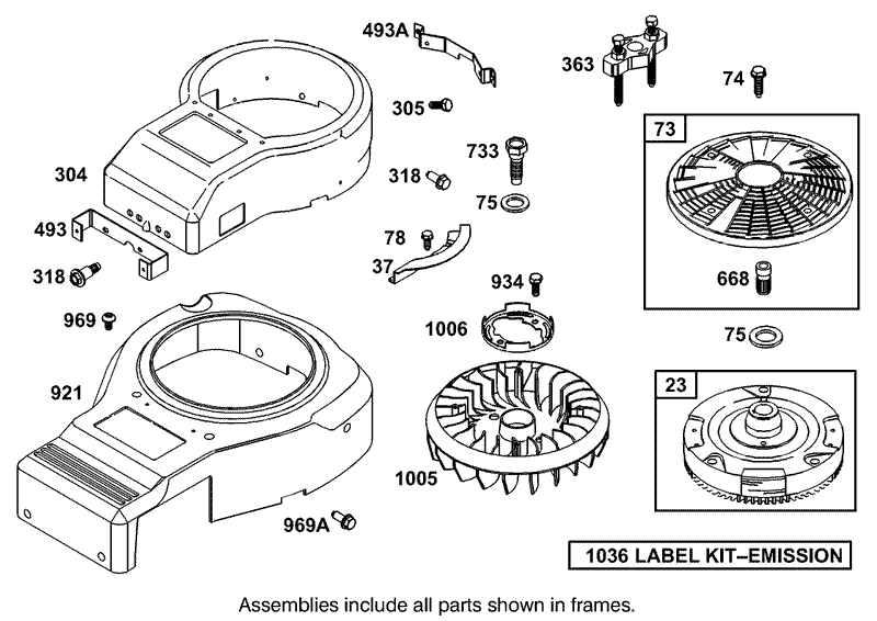 Engine Briggs and Stratton Model 311777 0151 E1
