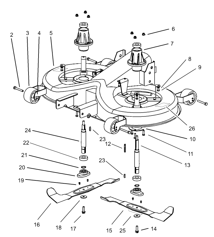 Operation Cutting Pan Assembly