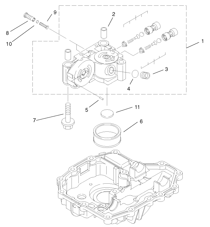 Center Case Assembly