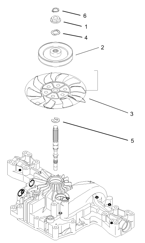 Fan Pulley Assembly Transmission Assembly No 104 2889