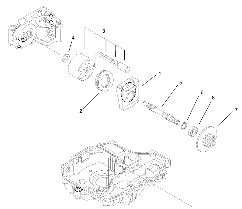 Motor Shaft Assembly Transmission Assembly No 104 2889