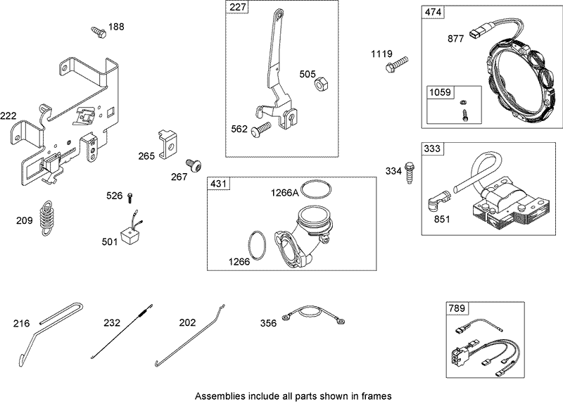 Governor Assembly Briggs and Stratton Model 31A607 0117 E1