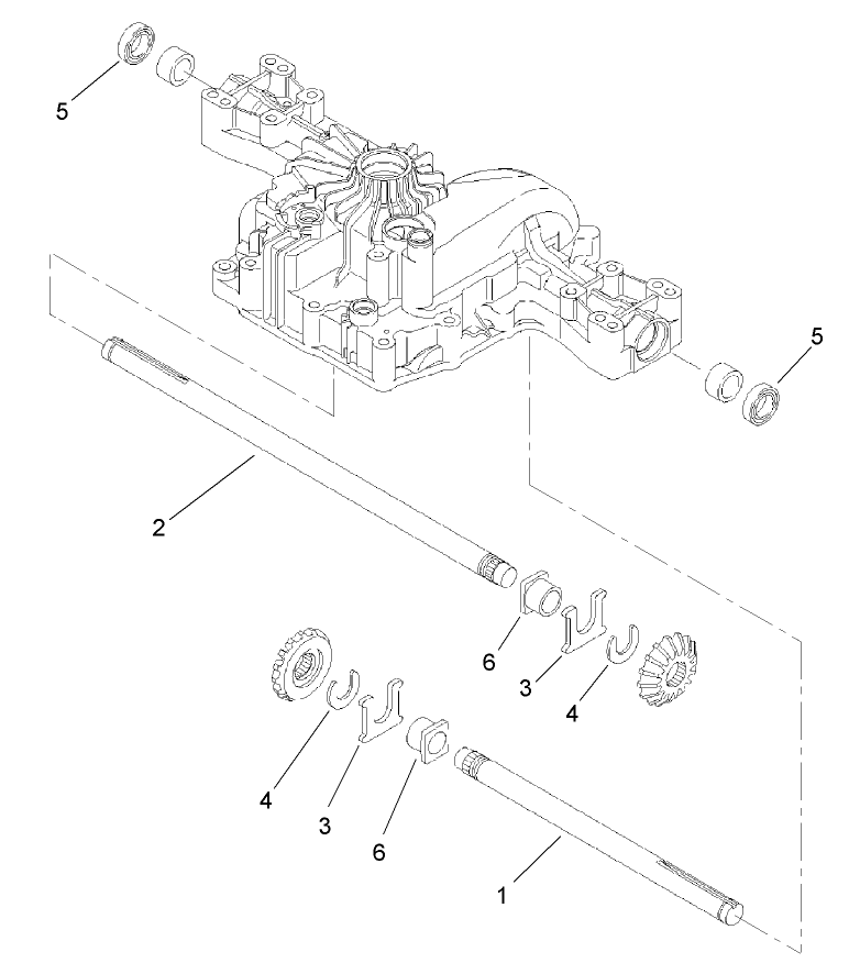 Axle Shaft Assembly Transmission Assembly No 114 3155