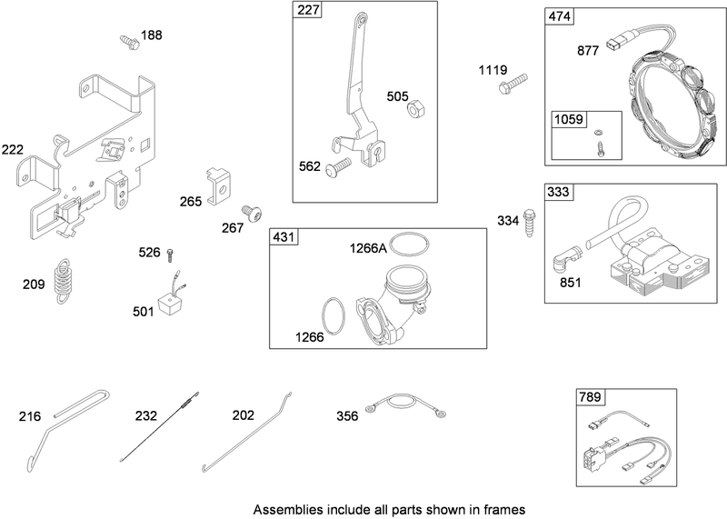 Governor Assembly Briggs and Stratton Model 31A607 0117 E1