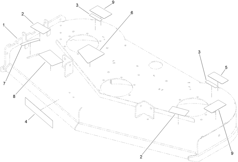Deck Decal Assembly No 120 6405