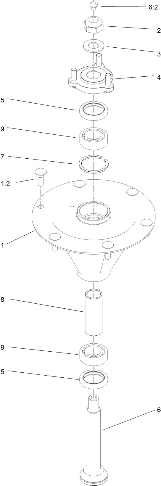 Spindle Assembly No 119 8560