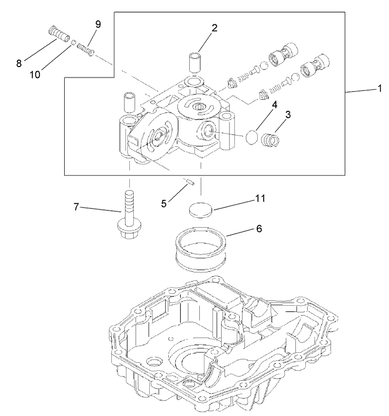 Center Case Assembly Transmission Assembly No 104 2889