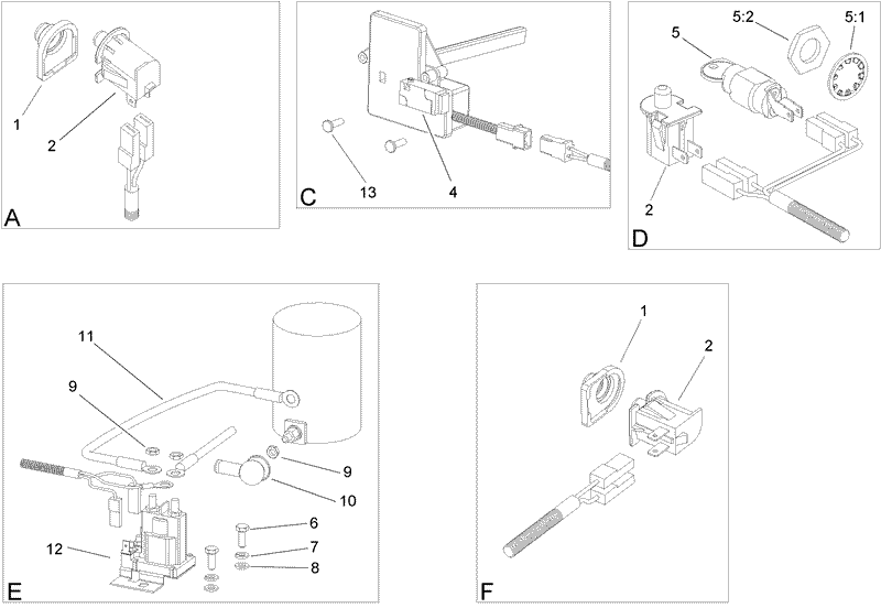 Electrical Switch No 1 Assembly