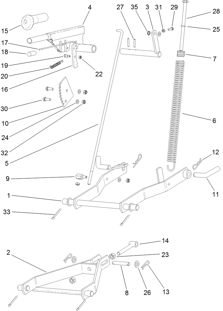 Mower Lift Assembly