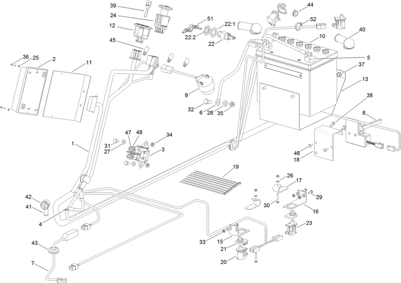 Battery and Electrical Assembly
